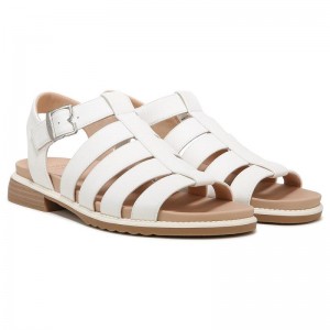 Sandalias Dr Scholls A Ok Gladiator Mujer Blancos | MX2961YUS