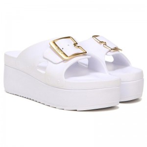 Sandalias Dr Scholls Original Goals Plataforma Mujer Blancos | MX2942NBL