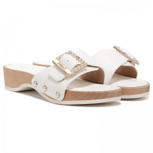 Sandalias Dr Scholls Original Mod Mujer Blancos | MX2981DNY