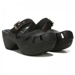 Tacones Dr Scholls Dance On Clog Mujer Negros Serpent | MX3050GLV