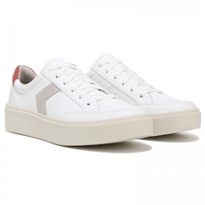 Tenis Dr Scholls Madison Encaje Up Mujer Blancos | MX2896MAN