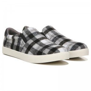 Tenis Dr Scholls Madison Slip On Mujer Negros Blancos | MX2867EXC