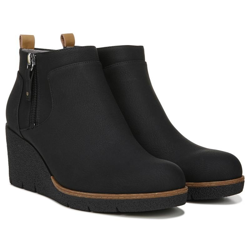 Botas Dr Scholls Bianca Wedge Mujer Negros | MX3124SOL