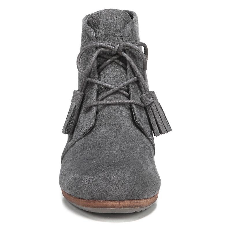 Botas Dr Scholls Dakota Wedge Mujer Grises Oscuro | MX3099PQZ