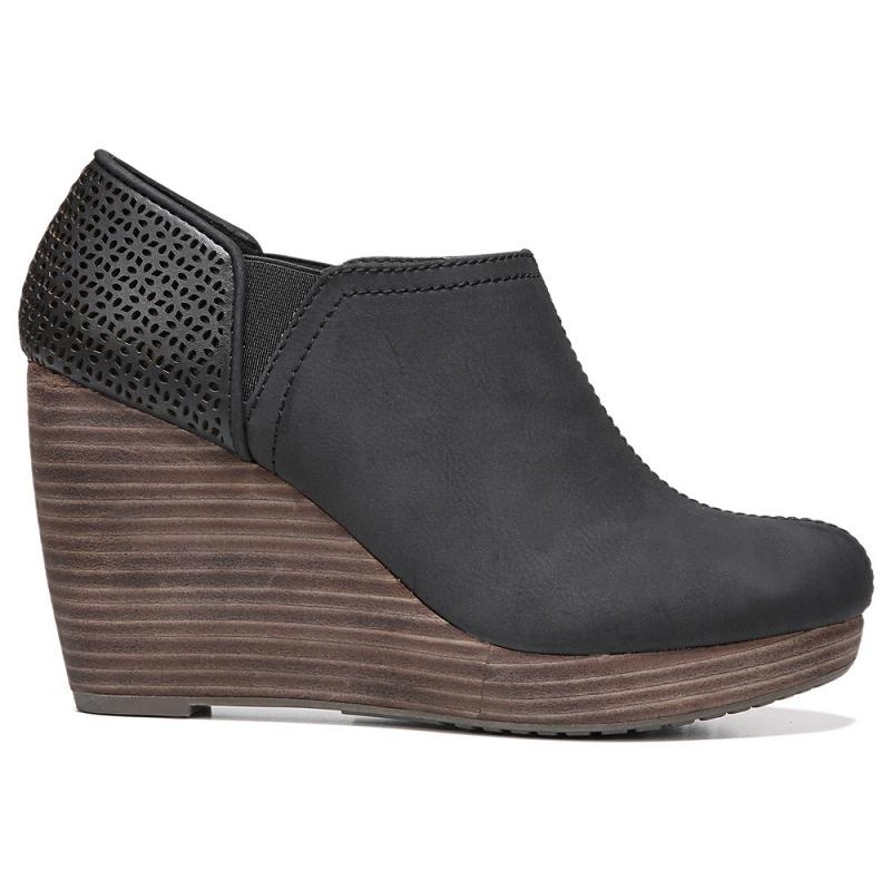 Botas Dr Scholls Harlow Wedge Mujer Negros | MX3103YUB