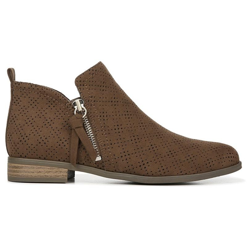 Botas Dr Scholls Rate Zip Mujer Chocolate Marrom | MX3120HKG