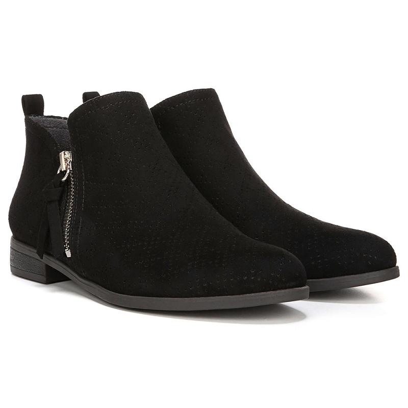 Botas Dr Scholls Rate Zip Mujer Negros | MX3121GLH