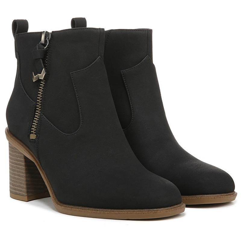 Botas Dr Scholls Rodeo Block Heel Mujer Negros | MX3091KIS