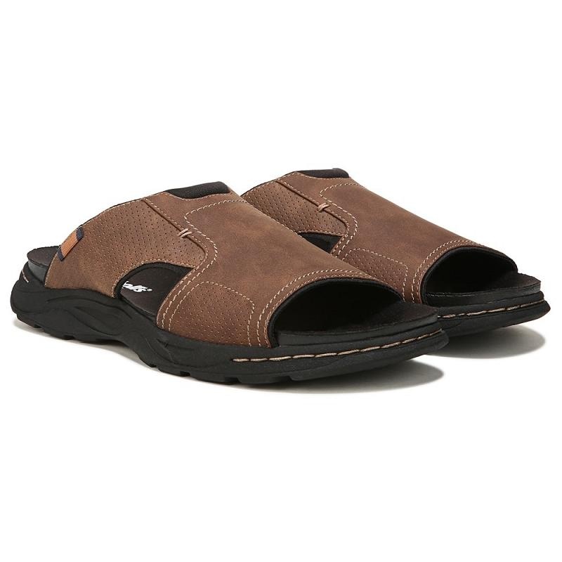 Chanclas Dr Scholls Men\'s Hawthorne Hombre Marrom | MX3164HKU