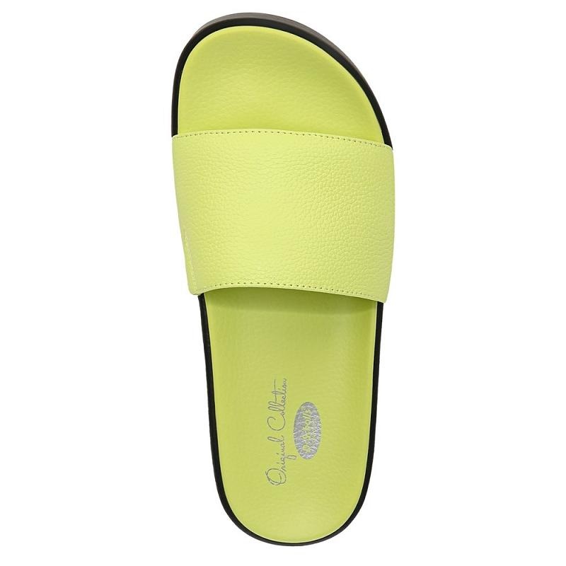 Chanclas Dr Scholls Pisces Max Plataforma Chanclas Mujer Verdes Claro | MX2926GLE