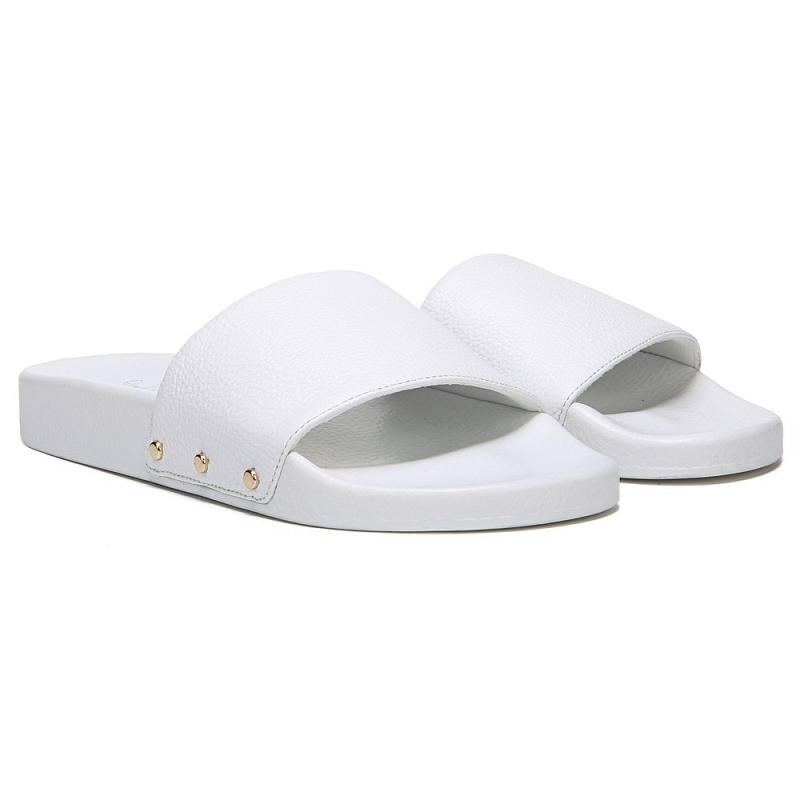 Chanclas Dr Scholls Pisces Pool Chanclas Mujer Blancos | MX2932ORO