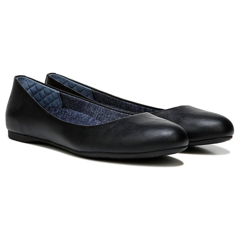 Flat Dr Scholls Giorgie Memory Foam Mujer Negros | MX3078TVN