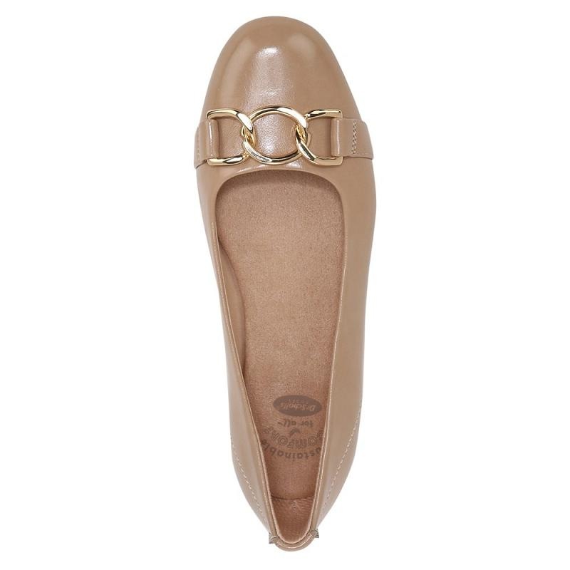 Flat Dr Scholls Wexley Adorn Ballerina Mujer Grises Marrom | MX3079RWM