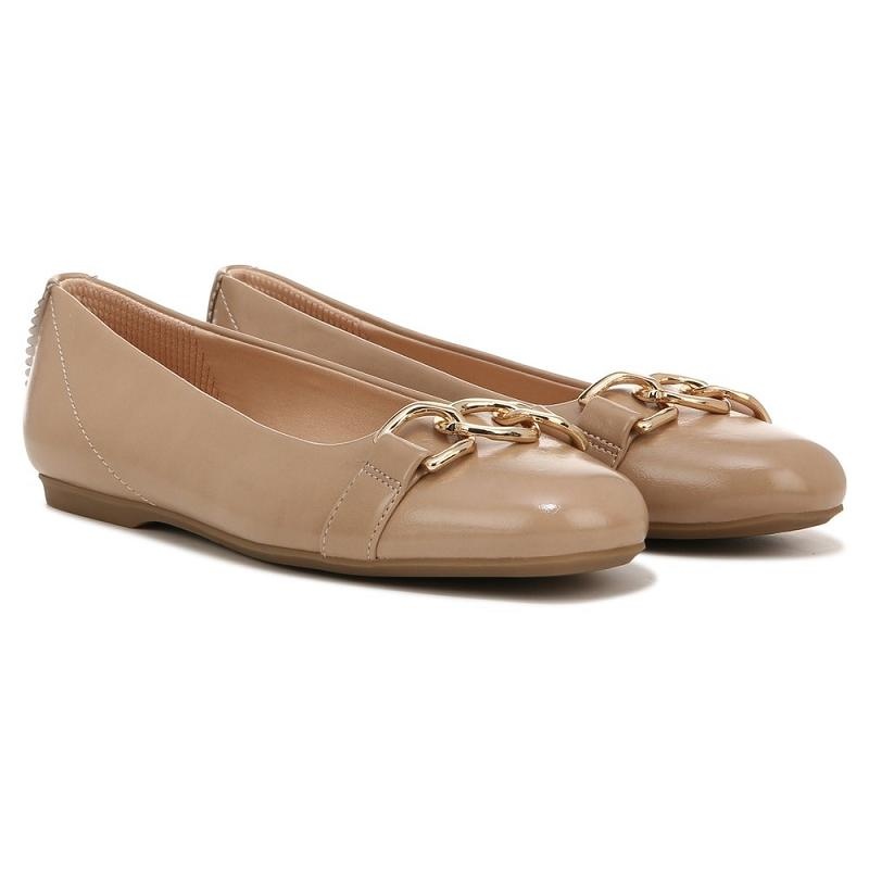 Flat Dr Scholls Wexley Adorn Ballerina Mujer Grises Marrom | MX3079RWM