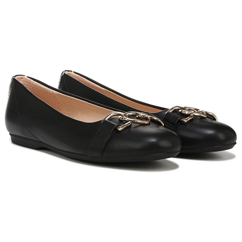 Flat Dr Scholls Wexley Adorn Ballerina Mujer Negros | MX3080EXQ