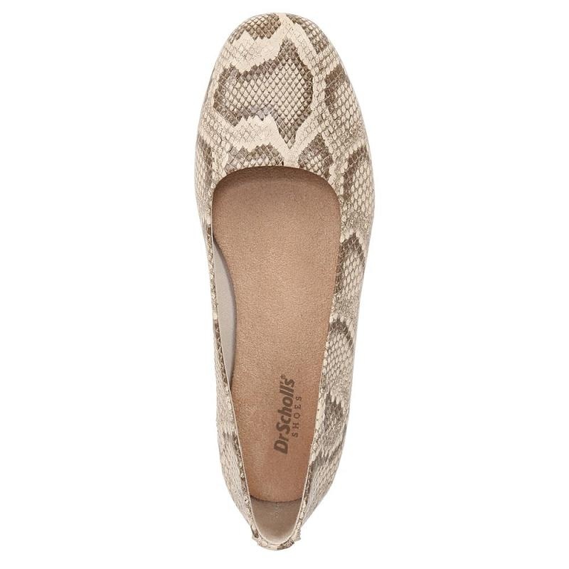 Flat Dr Scholls Wexley Ballerina Mujer Beige | MX3086VDU