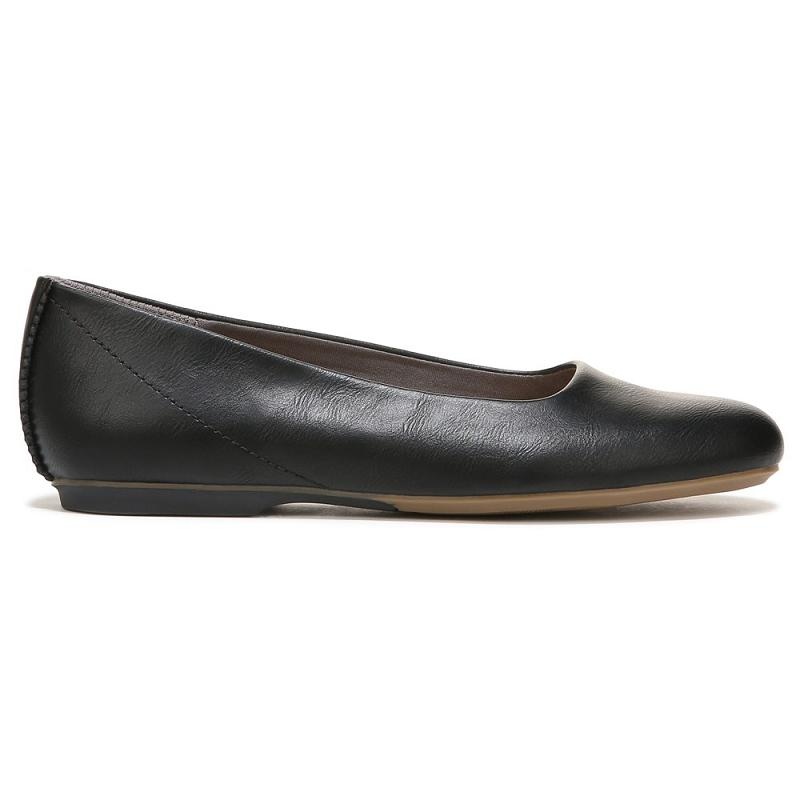 Flat Dr Scholls Wexley Ballerina Mujer Negros | MX3084NBT