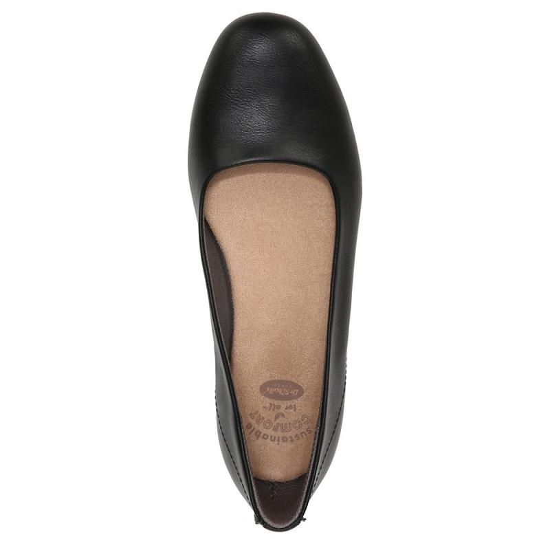 Flat Dr Scholls Wexley Ballerina Mujer Negros | MX3084NBT