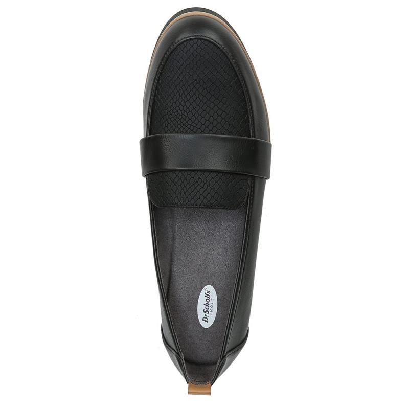 Mocasines Dr Scholls Webster Mujer Negros Serpent | MX3014BCD