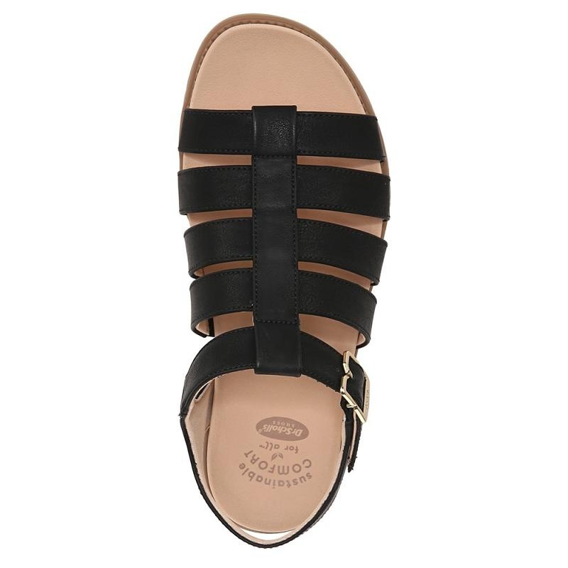 Sandalias Dr Scholls A Ok Gladiator Mujer Negros | MX2960UTA