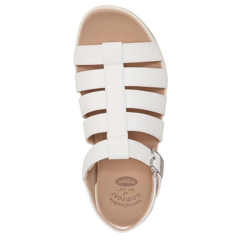 Sandalias Dr Scholls A Ok Gladiator Mujer Blancos | MX2961YUS