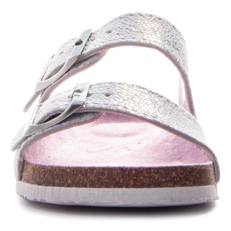 Sandalias Dr Scholls Blaire Niños Plateados | MX3214APT