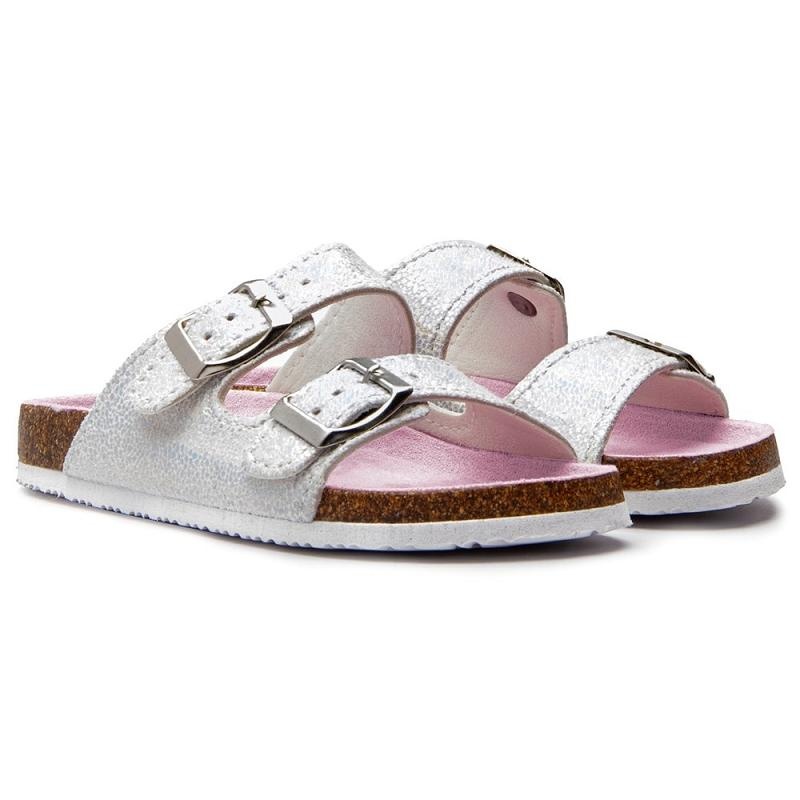 Sandalias Dr Scholls Blaire Niños Plateados | MX3214APT