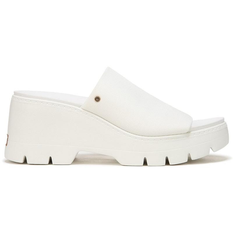 Sandalias Dr Scholls Check Doubts Plataforma Mujer Blancos | MX2979GLR