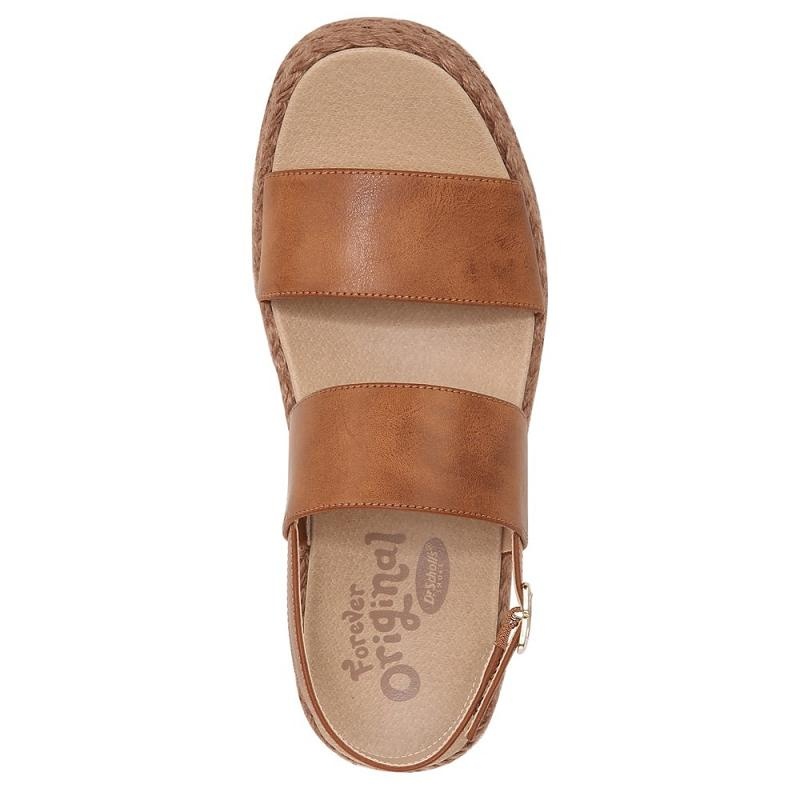 Sandalias Dr Scholls Delaney Wedge Mujer Naranjas | MX2972XFV