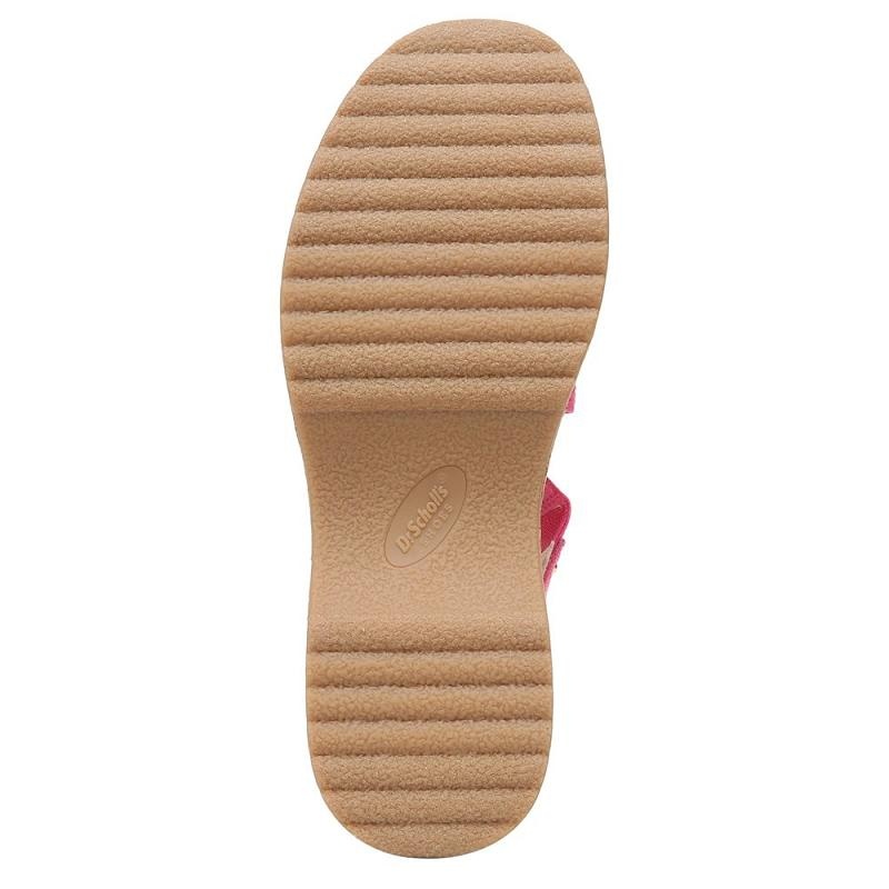 Sandalias Dr Scholls Dottie Tiras Wedge Mujer Rosas | MX2947ZGB