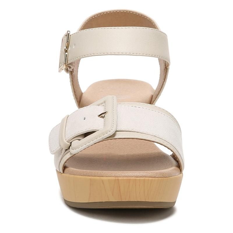 Sandalias Dr Scholls Felicity Too Block Heel Mujer Beige | MX2948LHN