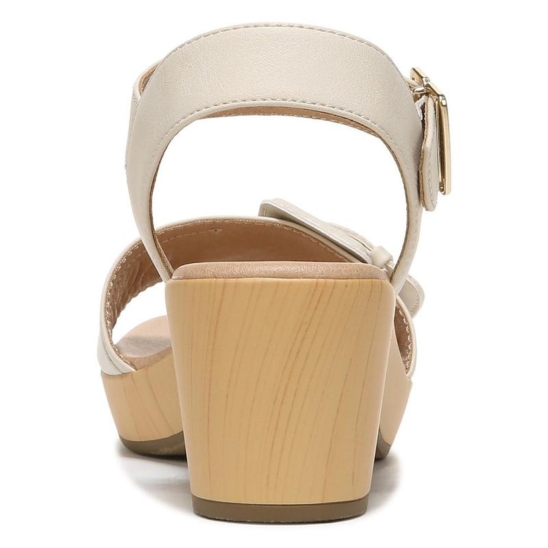 Sandalias Dr Scholls Felicity Too Block Heel Mujer Beige | MX2948LHN