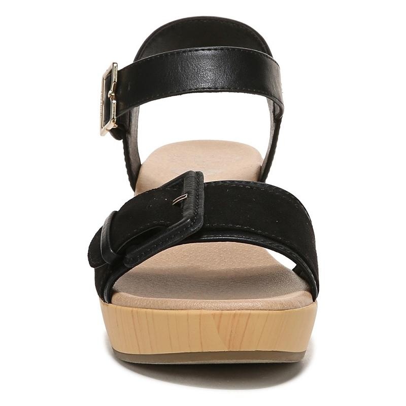 Sandalias Dr Scholls Felicity Too Block Heel Mujer Negros | MX2950JJQ