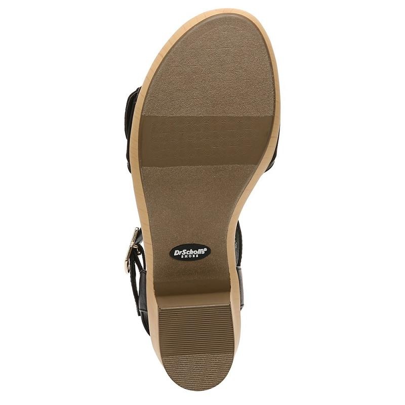 Sandalias Dr Scholls Felicity Too Block Heel Mujer Negros | MX2950JJQ