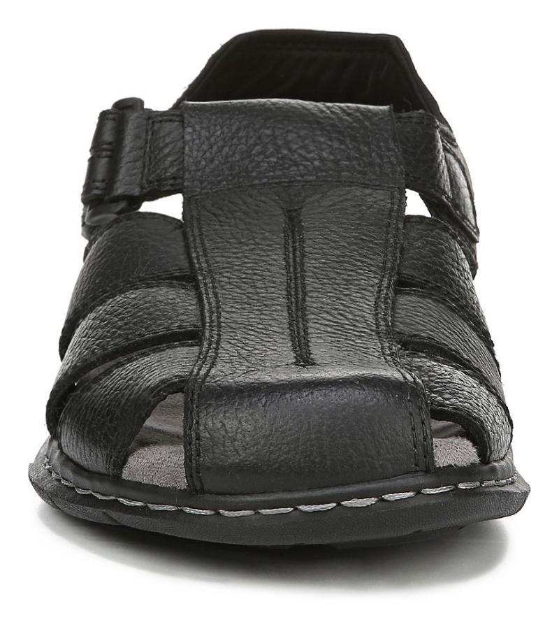 Sandalias Dr Scholls Gaston Hombre Negros | MX3168SOA