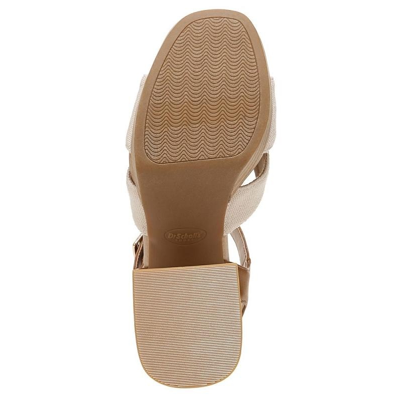 Sandalias Dr Scholls Mariah Block Heel Mujer Marrom Claro | MX2956APU