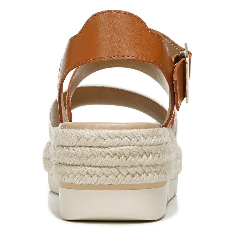 Sandalias Dr Scholls Once Twice Plataforma Wedge Mujer Naranjas | MX2966QZJ