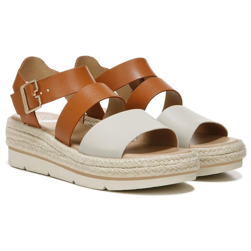 Sandalias Dr Scholls Once Twice Plataforma Wedge Mujer Naranjas | MX2966QZJ