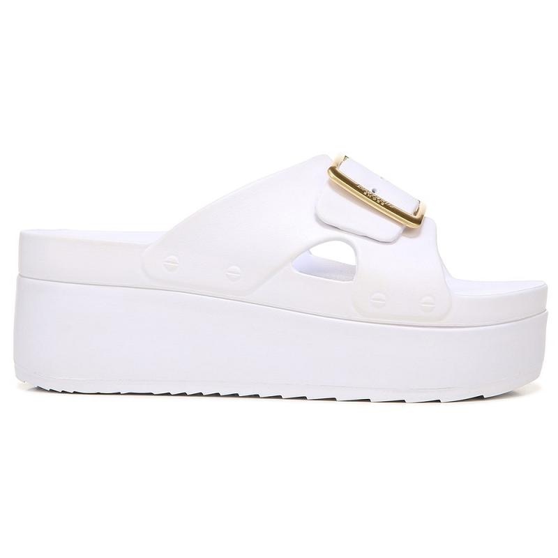 Sandalias Dr Scholls Original Goals Plataforma Mujer Blancos | MX2942NBL