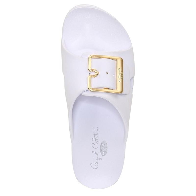 Sandalias Dr Scholls Original Goals Plataforma Mujer Blancos | MX2942NBL