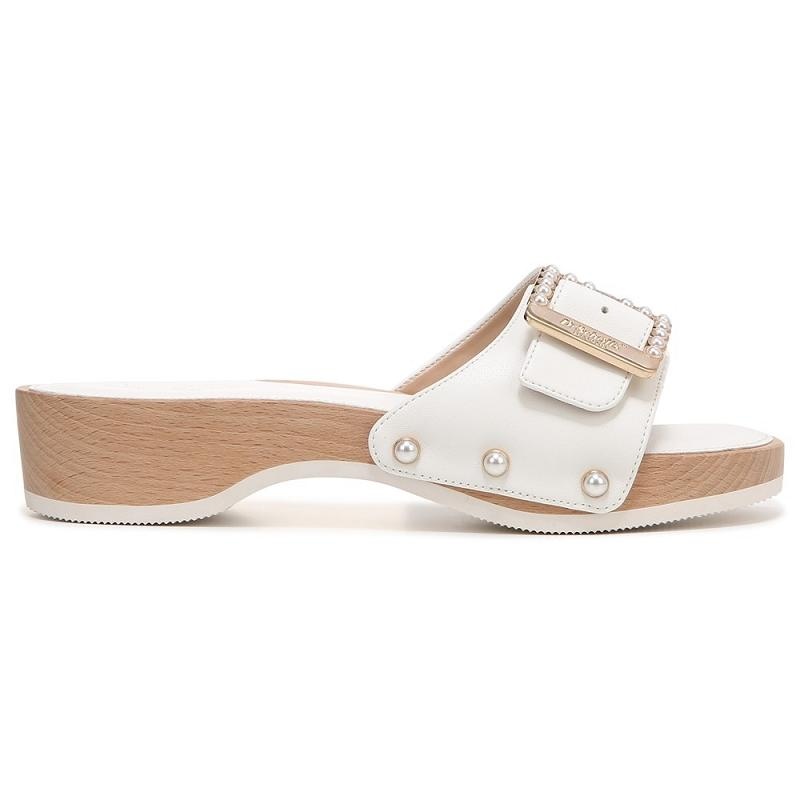 Sandalias Dr Scholls Original Mod Mujer Blancos | MX2981DNY