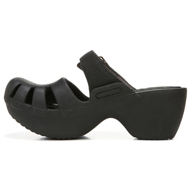 Tacones Dr Scholls Dance On Clog Mujer Negros Serpent | MX3050GLV