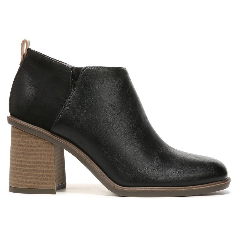 Tacones Dr Scholls Roxanne Block Ankle Boot Mujer Negros | MX3036WYO