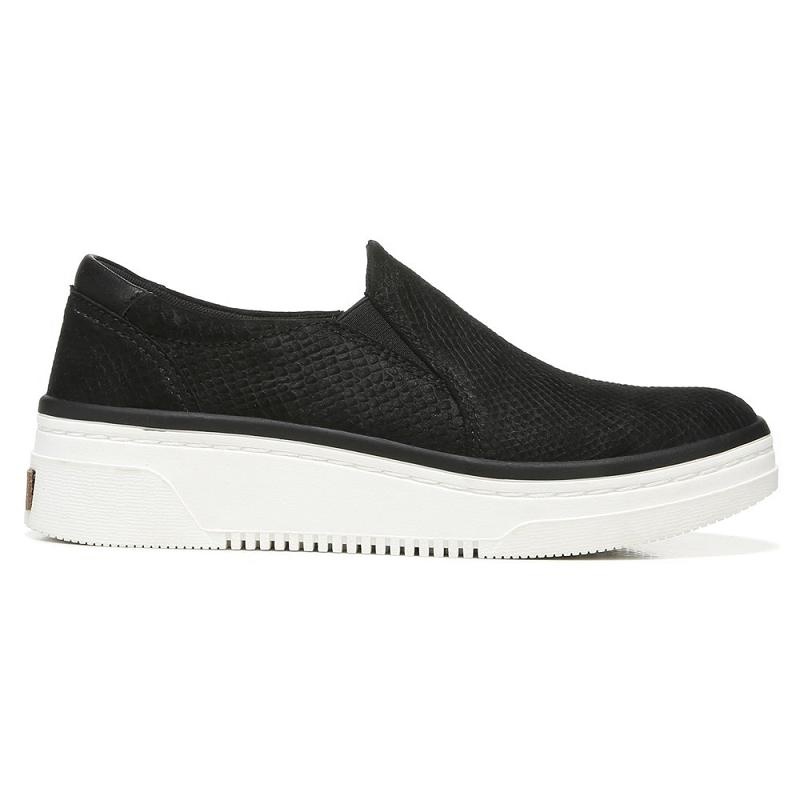 Tenis Dr Scholls Everywhere Plataforma Slip On Mujer Negros | MX2861ORH