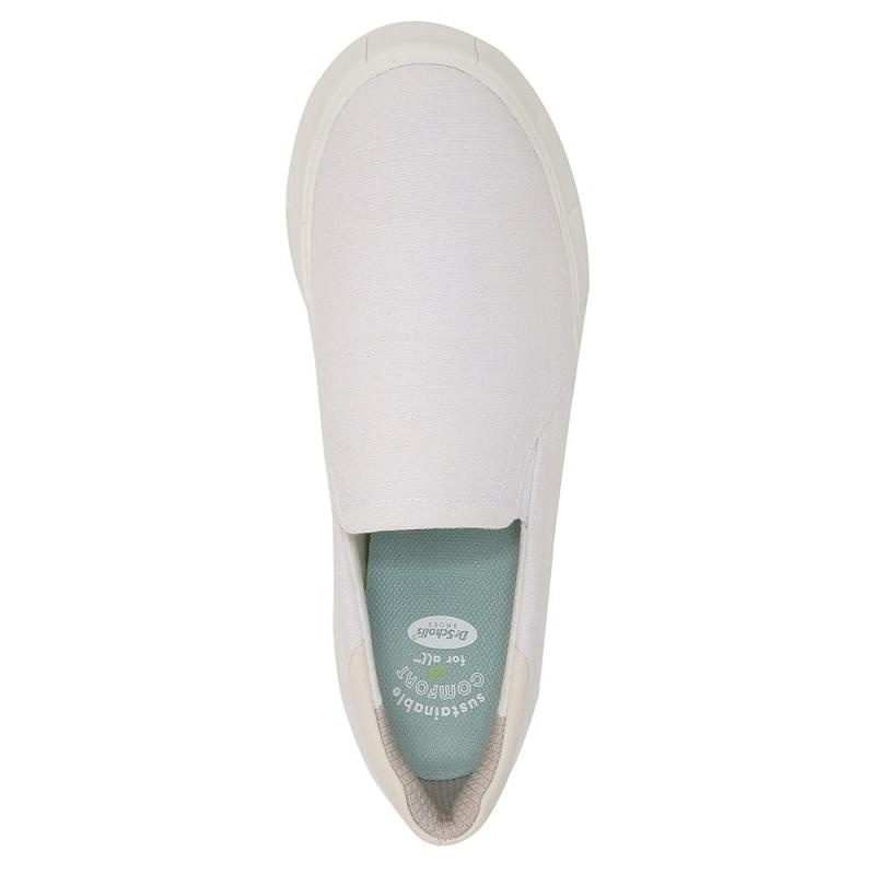 Tenis Dr Scholls Happiness Lo Slip On Mujer Blancos | MX2889UTK