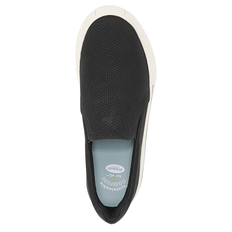 Tenis Dr Scholls Happiness Lo Slip On Mujer Negros | MX2890YUL