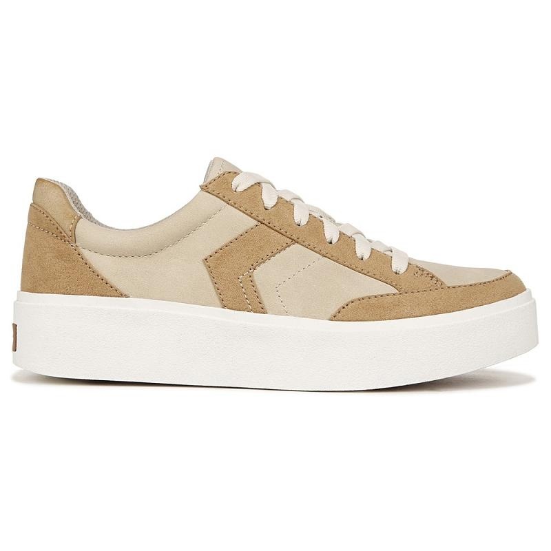 Tenis Dr Scholls Madison Encaje Up Mujer Beige | MX2899VDW