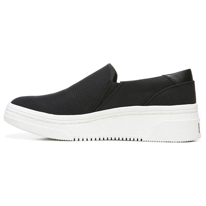 Tenis Dr Scholls Madison Next Plataforma Slip On Mujer Negros Serpent | MX2862ISJ