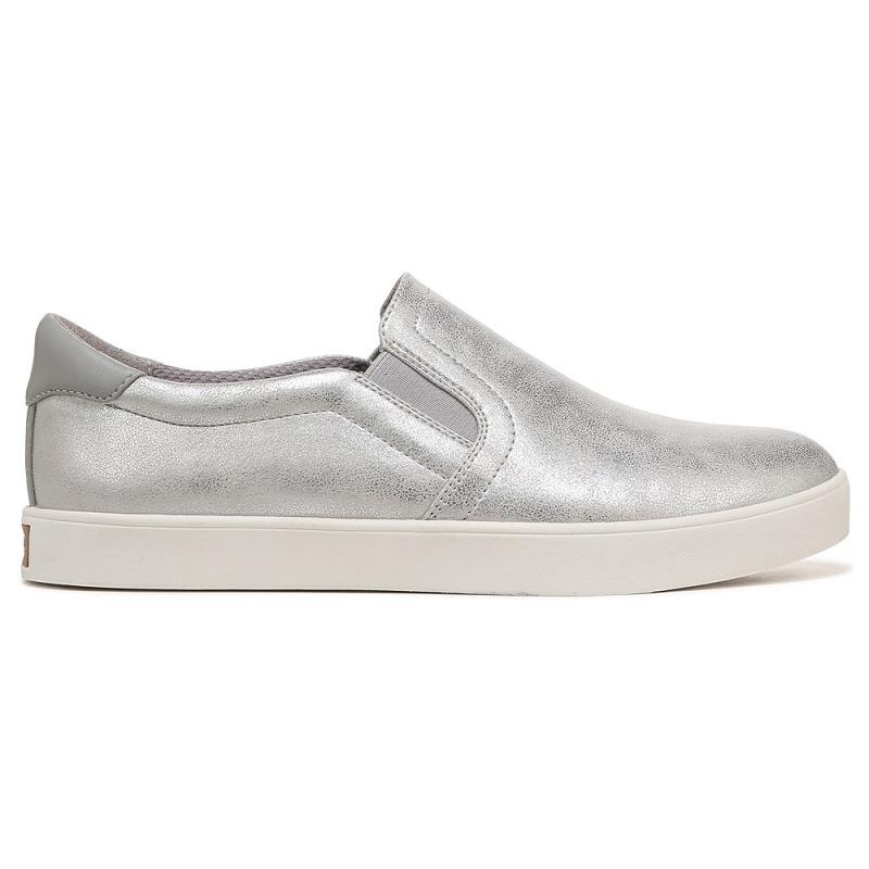 Tenis Dr Scholls Madison Party Slip On Mujer Plateados | MX2918TVX