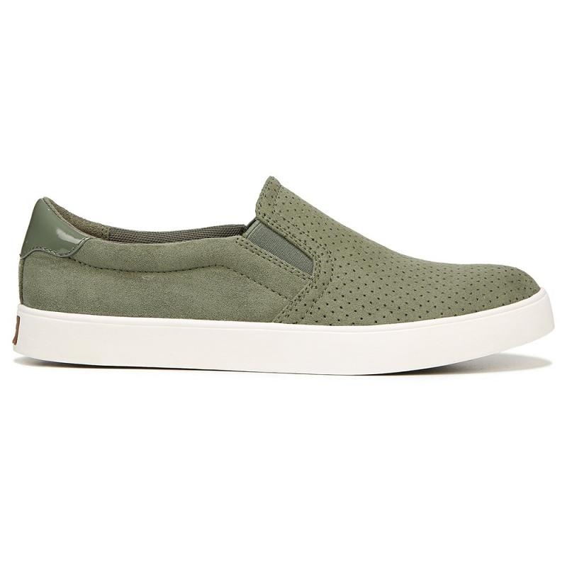 Tenis Dr Scholls Madison Slip On Micro Perf Mujer Verde Oliva | MX2877LHY